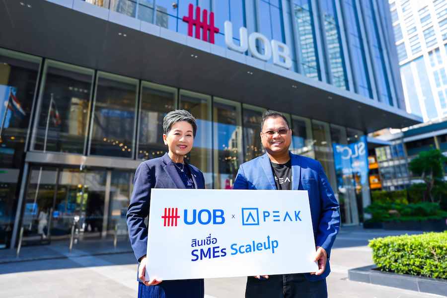 ยูโอบี ร่วมมือ PEAK มอบสินเชื่อเอสเอ็มอีแบบไม่มีหลักทรัพย์ค้ำประกัน